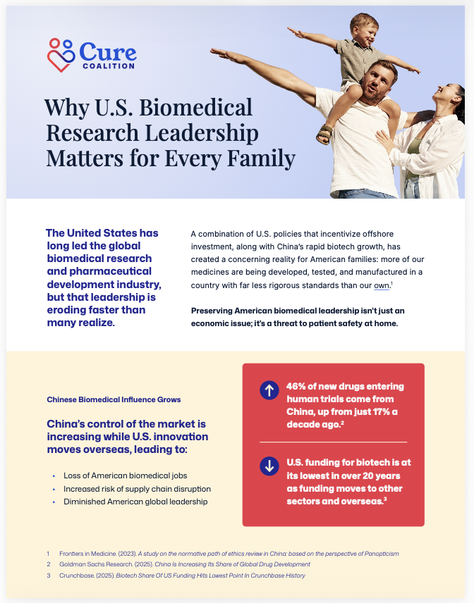 Why U.S. Biomedical Research Leadership Matters for Every Family