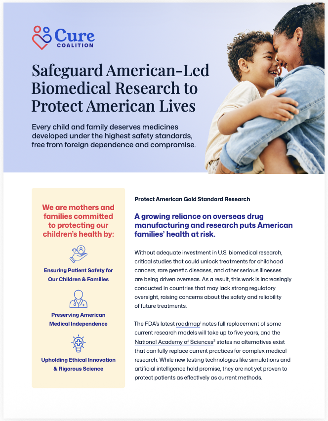 Safeguard American-Led Biomedical Research to Protect American Lives
